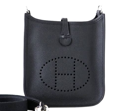 hermes black evelyne|authentic hermes evelyne bag.